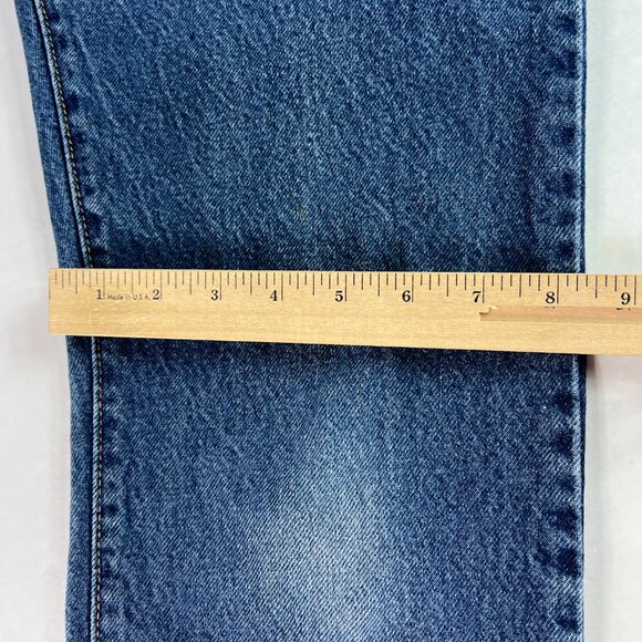 Levi's Jeans Men's 29 x 29* 517 Boot Cut Blue Faded Cotton Denim Tag 32 x 30 - Picture 13 of 16